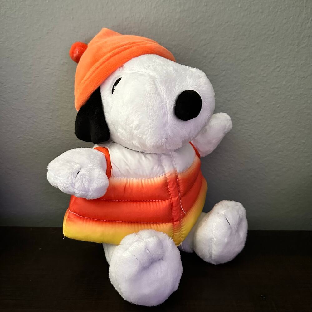 New 2024 Snoopy Candy Corn Puffer Coat Vest 10 In 🎃 CVS TIKTOK VIRAL - Picture 2 of 8
